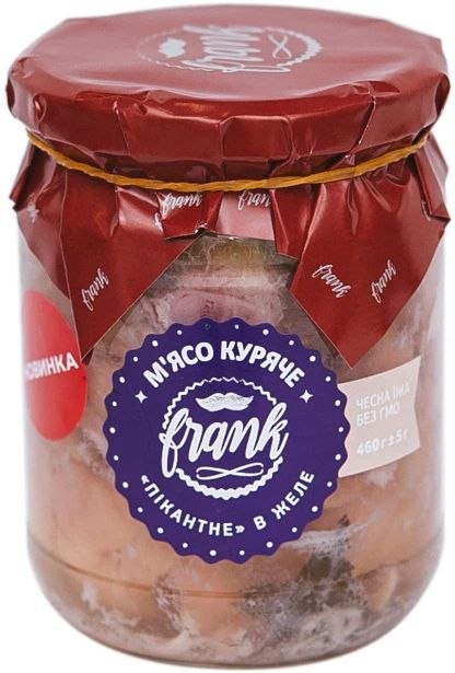 Курка тушкована по-домашньому FRANK скло 460г
